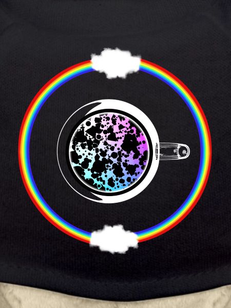 Coffee Cup With Rainbow