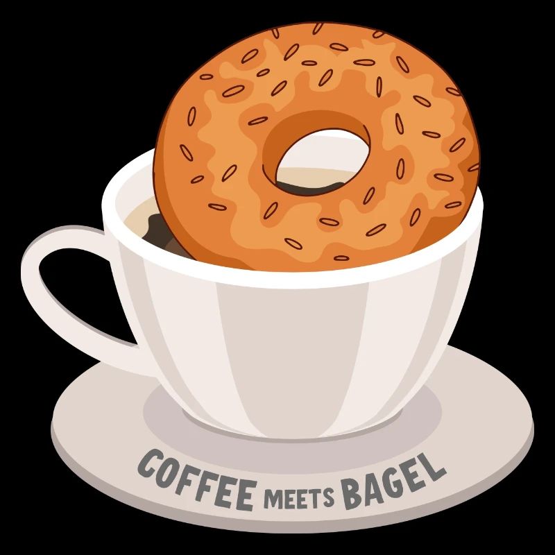 Le café rencontre le bagel