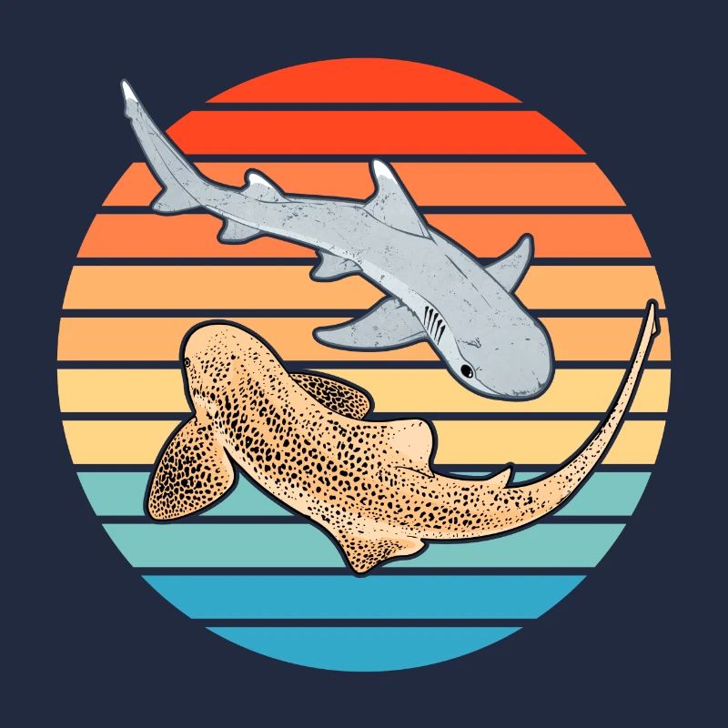 Requin zèbre requin de récif à pointe blanche