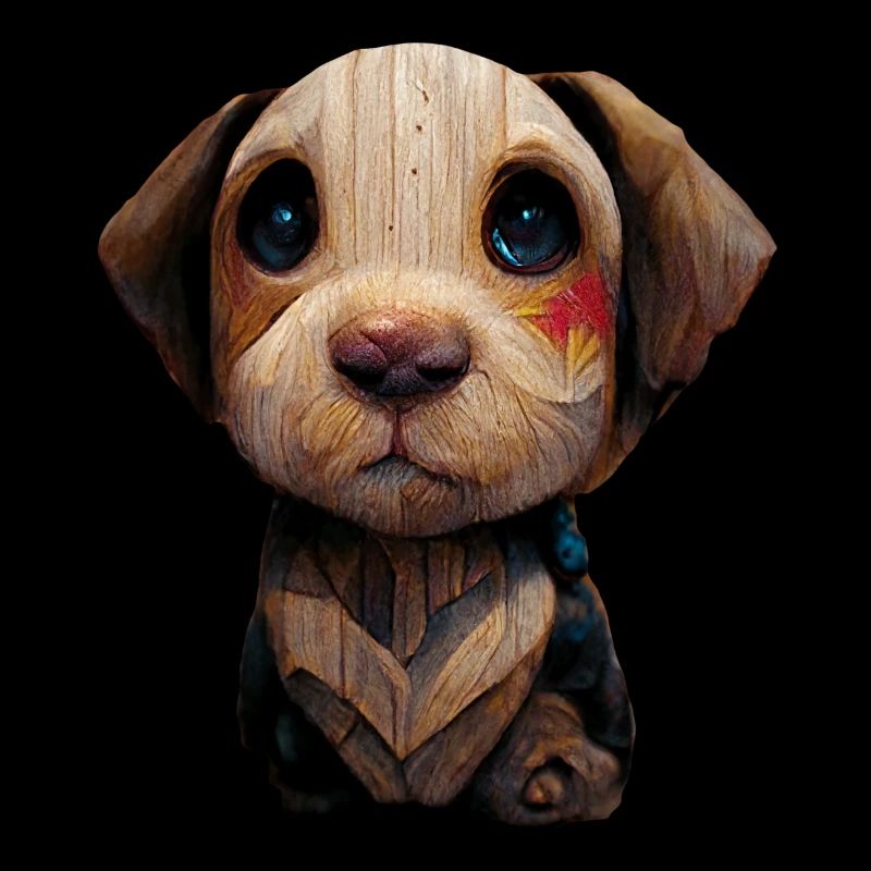 Chiots en bois