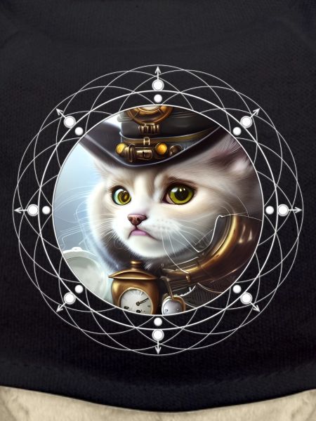 Süßes Steampunk-Kätzchen