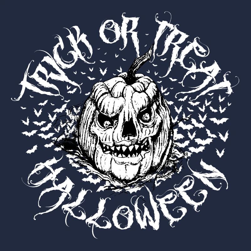 Halloween Süßes oder Saures Kürbis - Horror