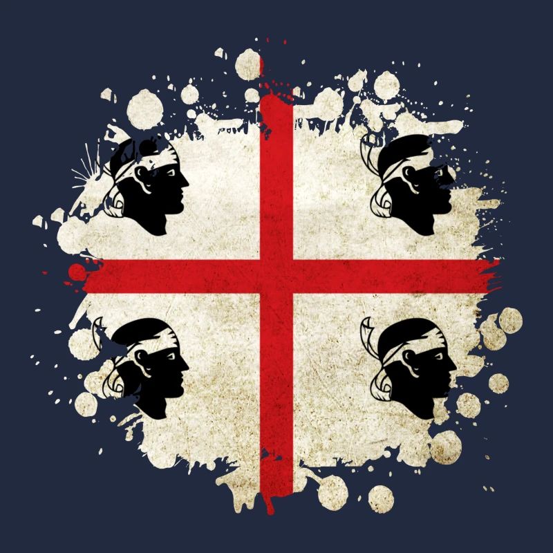 Design de drapeau vintage de la Sardaigne