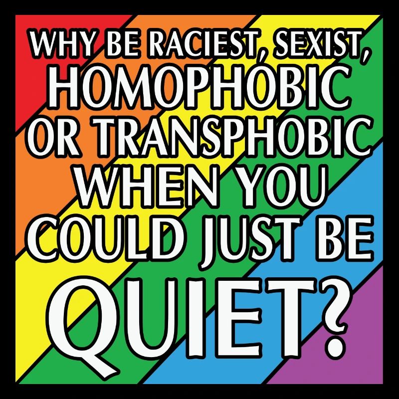 LBGT Flag Gay Pride Human could just be quiet