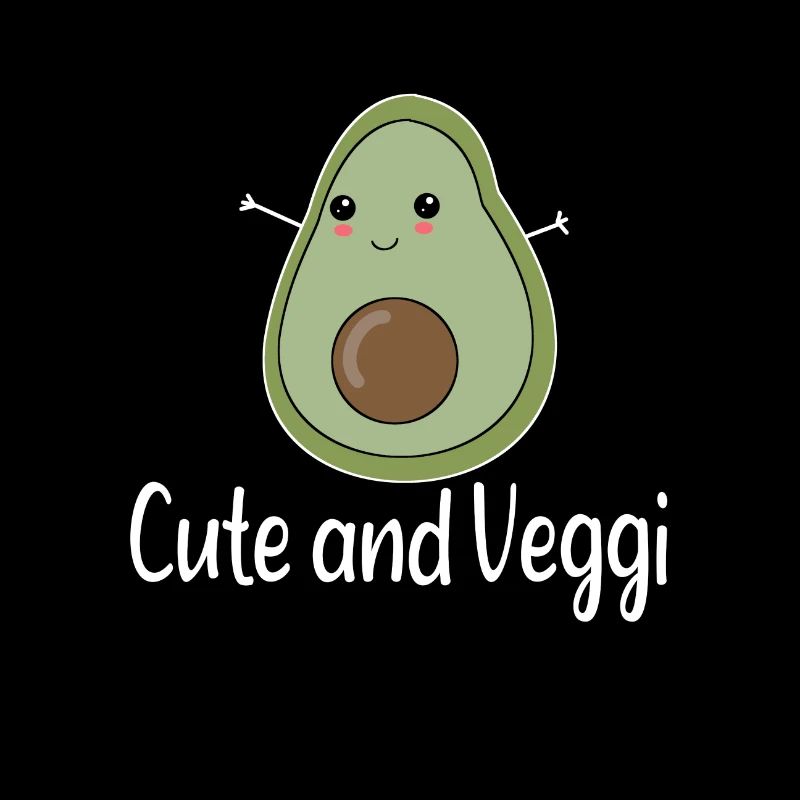 Avocat mignon et végétarien