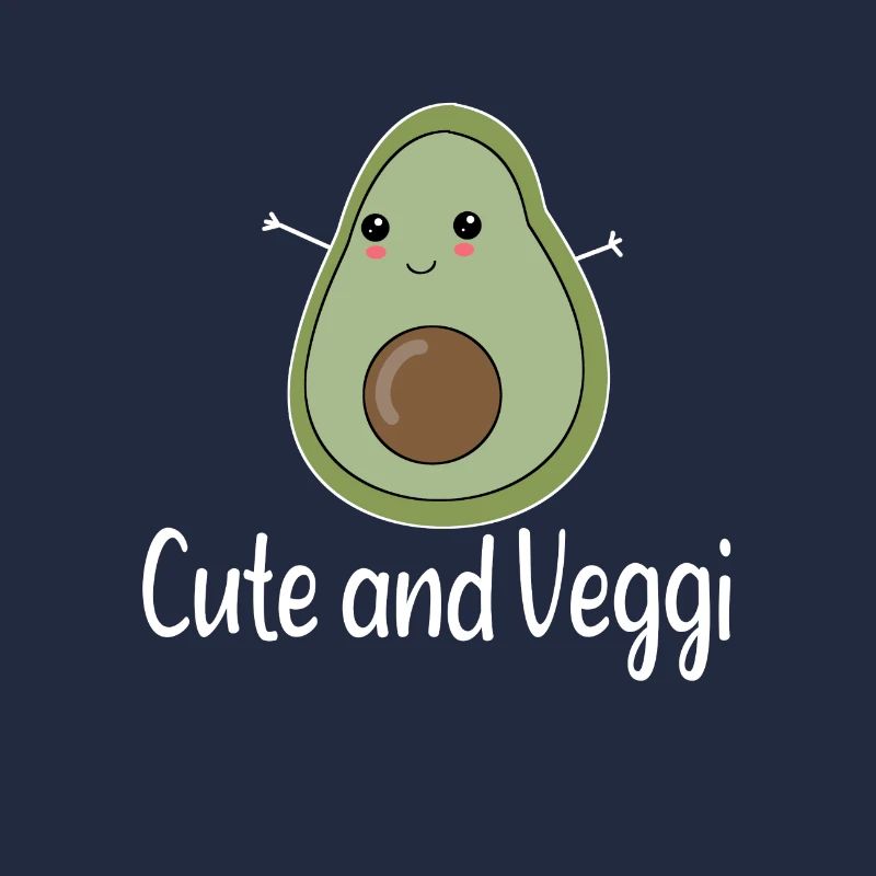 Avocat mignon et végétarien