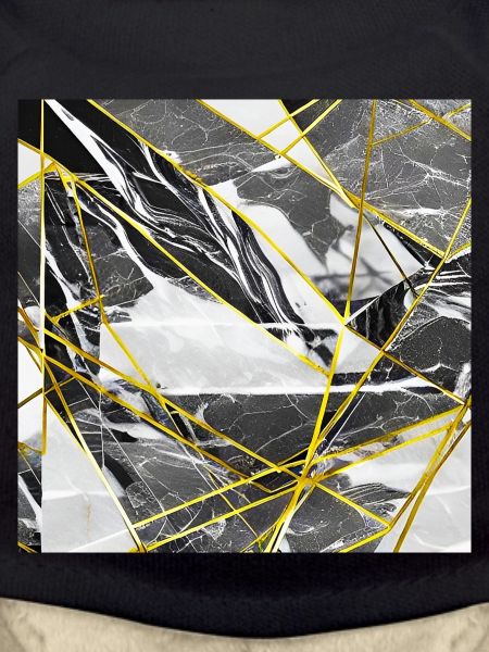 Marble Black Gold Geometric texture