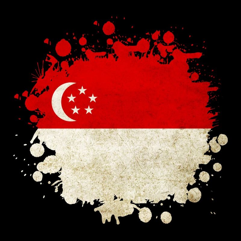Singapore Flaggen Design