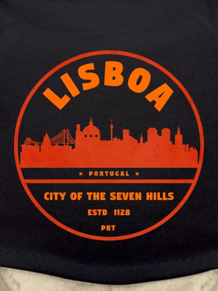 Lisbon Skyline Stamp