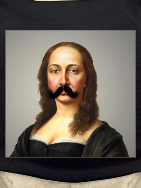 Mona lisa mit Schnurrbart!