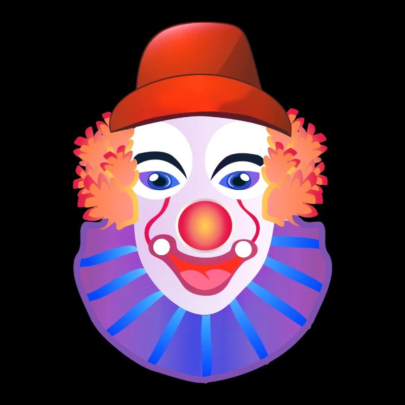 Carnaval Costume Clown Face Carnaval