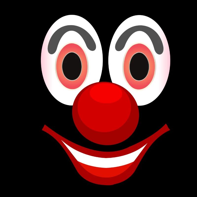 Carnaval Costume Clown Face Carnaval