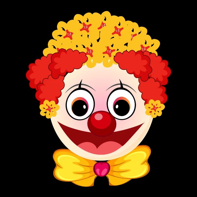 Carnaval Costume Clown Face Carnaval