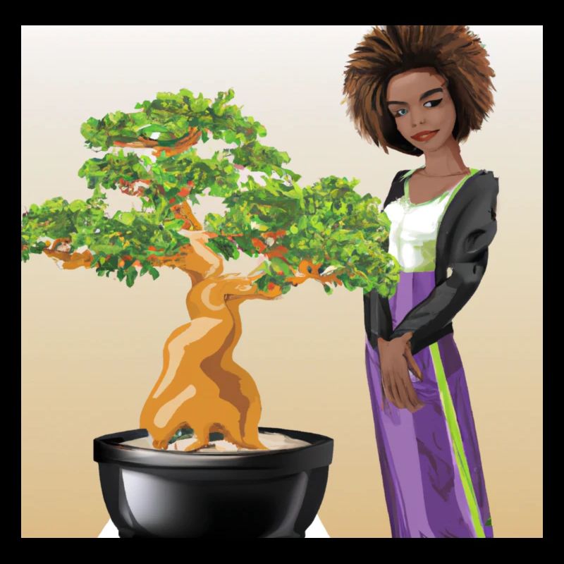 Gemälde Bonsai