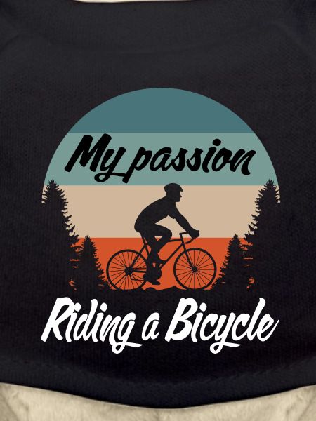 My Passion Riding a Bicycle Retro Sunset