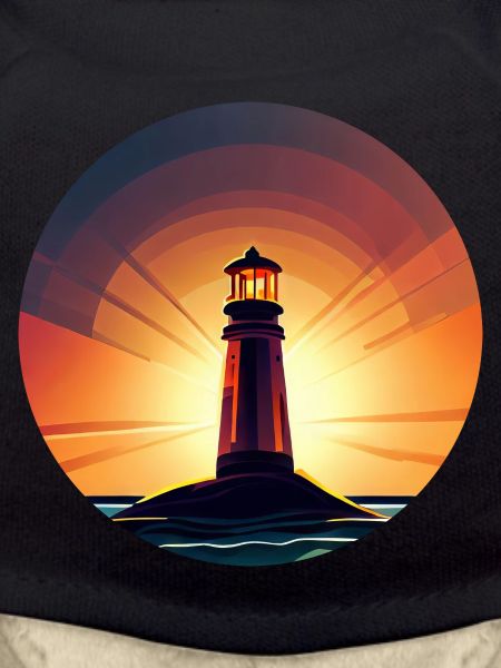Lighthouse at sunset Romantic