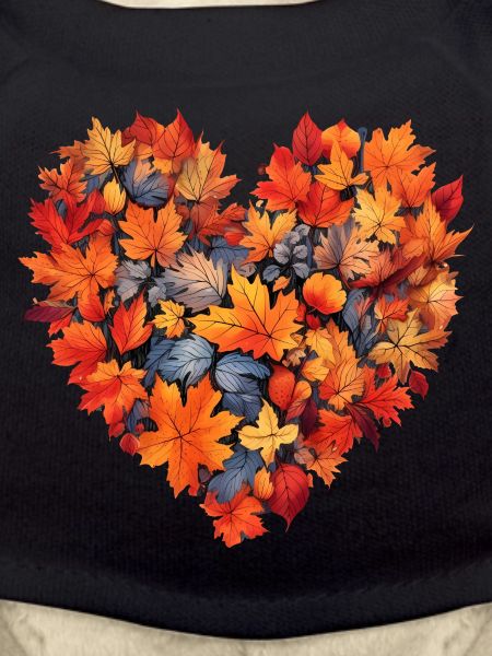 Herbst Herz Herbstlaub