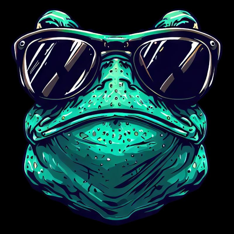 Cool frog with sunglasses – Animal