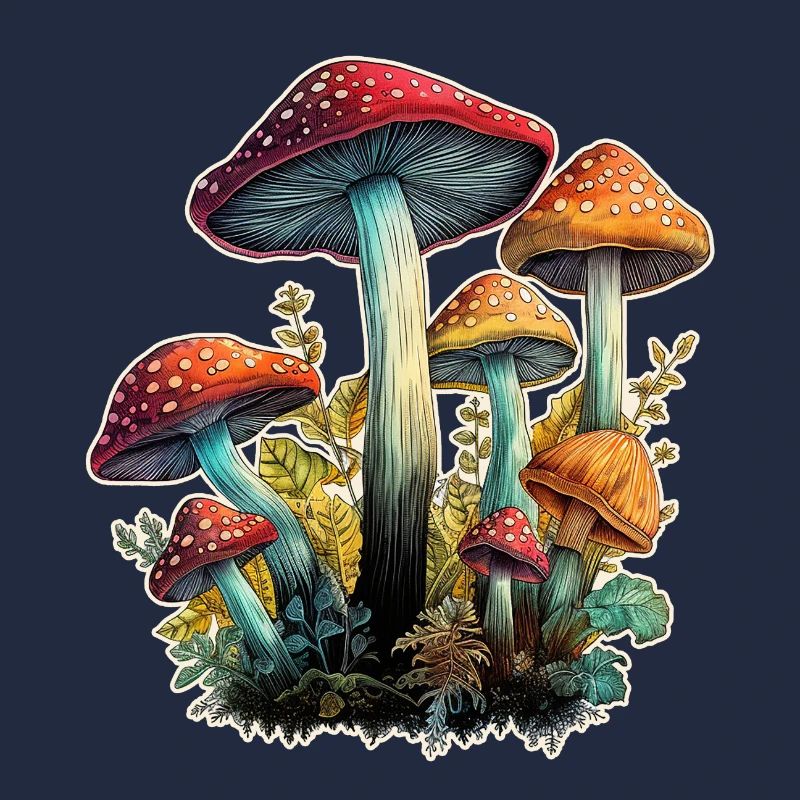Champignons Crapaud Tabourets