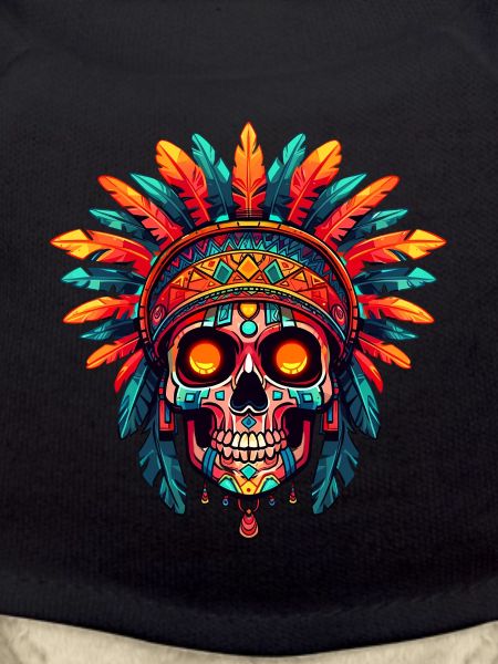 Aztec skull 002