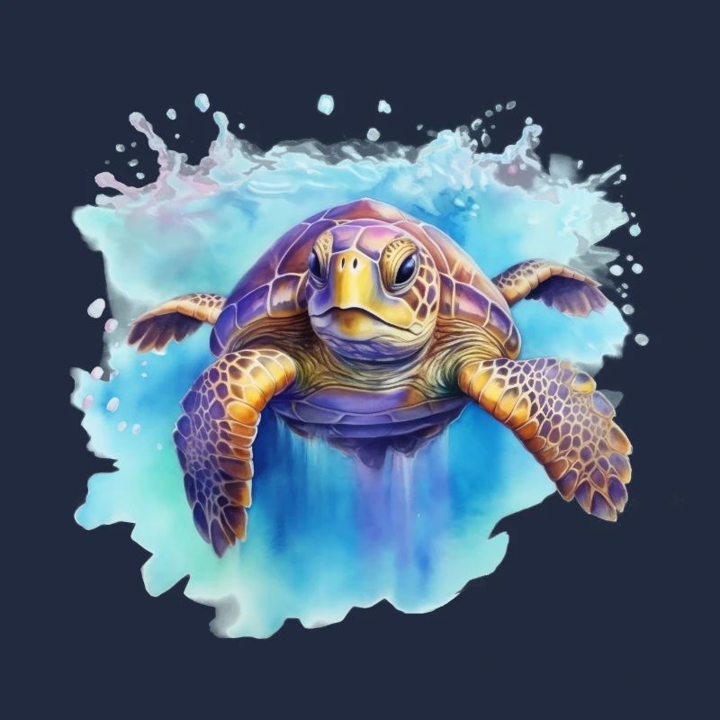 Blaue Schildkröte