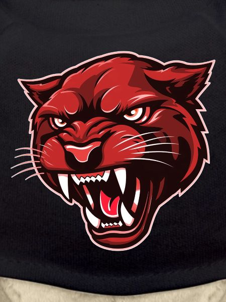 Panther Head Red