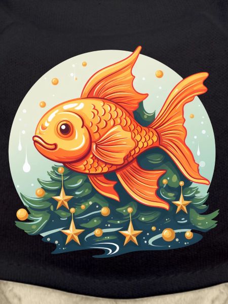 Weihnachtsbaum mit Goldfischen