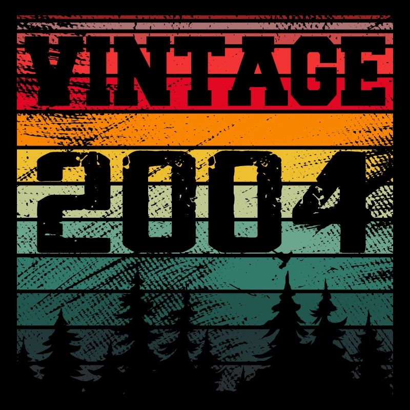 2004 Vintage Birthday Gift 2004 Retro
