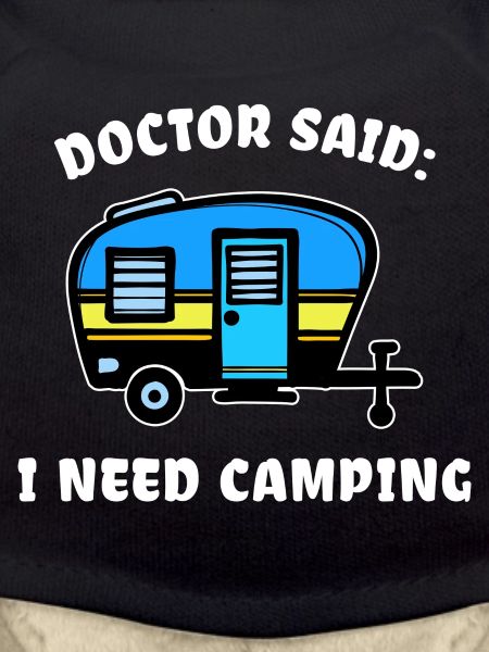 Urlaub Statement Wohnwagen Camping Wanderer