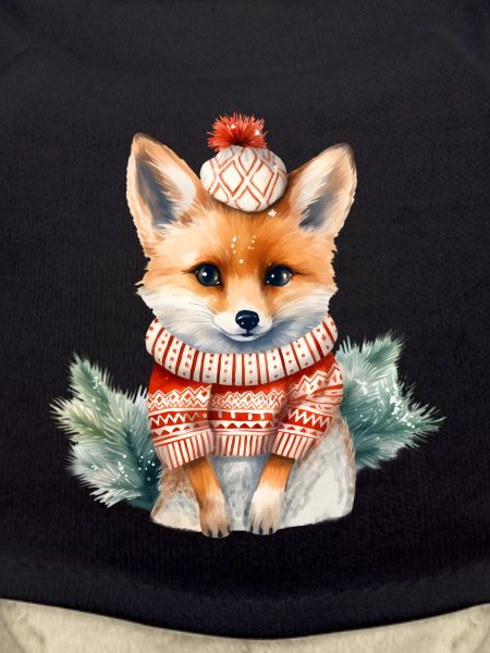 Winterschatz Fuchs mit Pompom