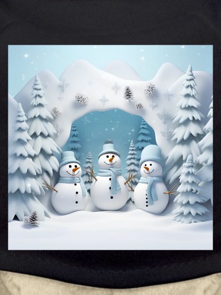 3 kleine Schneemänner