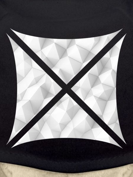 Abstract Polygon Design White