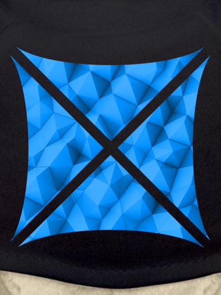 Abstract Polygon Design Blue