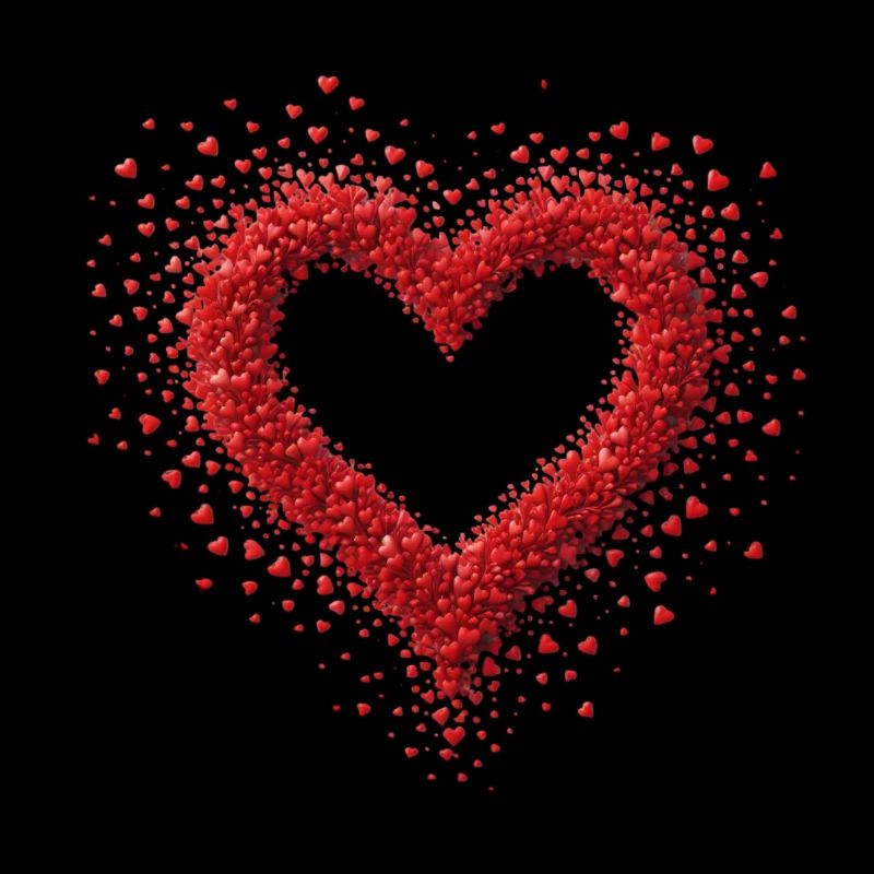 Cadre Coeur de Petits Coeurs - Saint Valentin