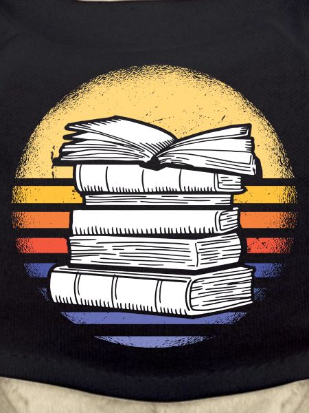 Reader Retro Sunset Reading