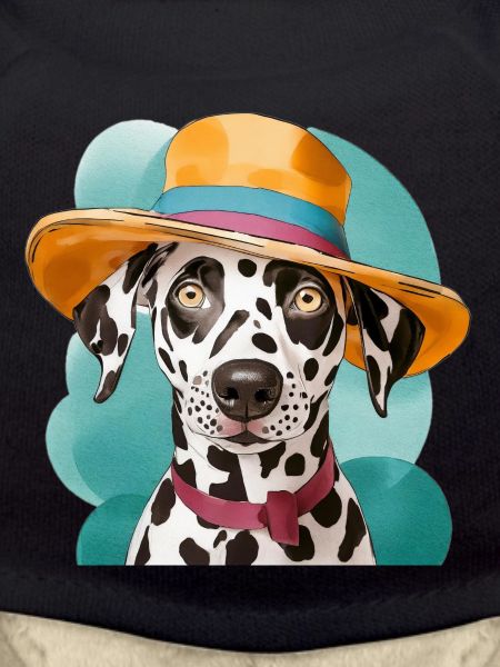 Funny Dalmatian with hat