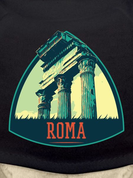 Illustration antiker Ruinen in Rom