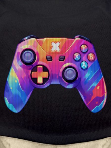 Pixel-Art-Videospiel-Controller