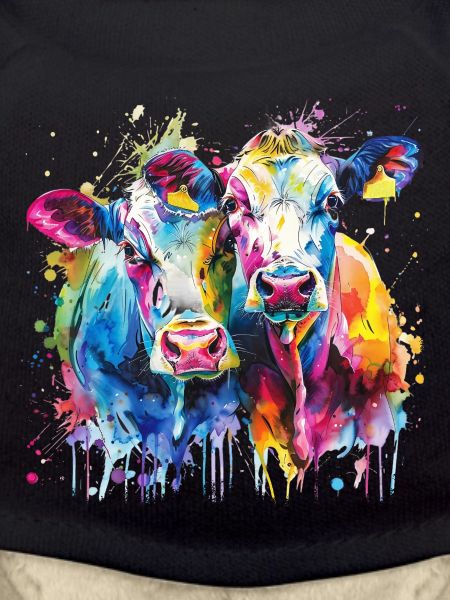 cows, oxen