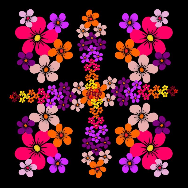 Blumenmuster Blüte blumig floral blühende Blume