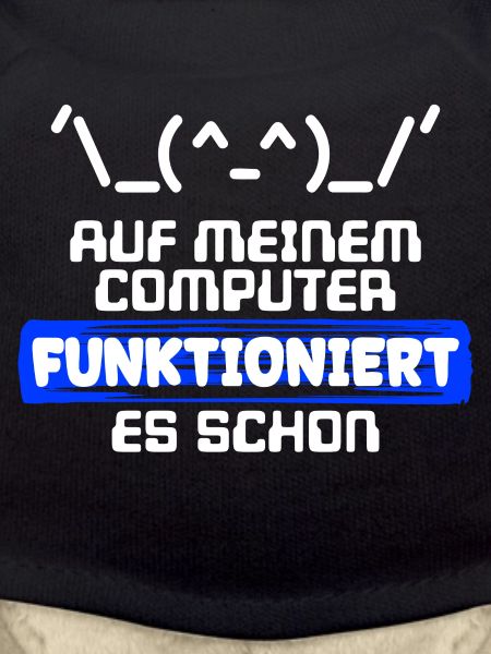 Computer Developer Softwareentwickler Statement