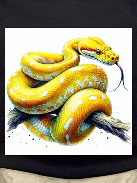 Python jaune