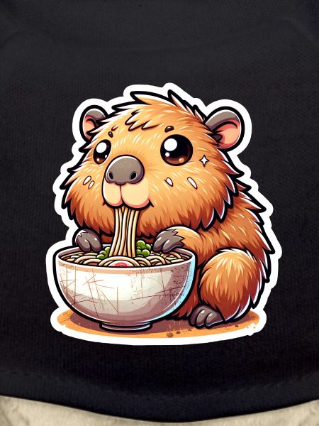 Capybara Ramen Kawaii Anime