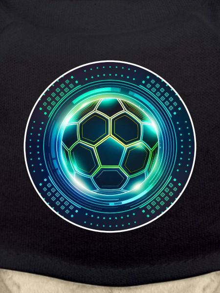 Neon Football Tech Emblem