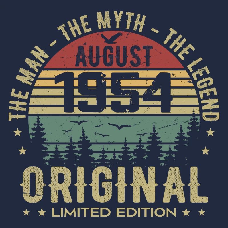 Legend Since Aug 1954 Birthday Gift 1954