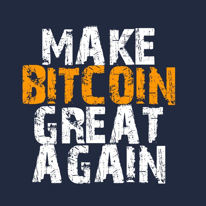 Make Bitcoin Great Again Motivational Design