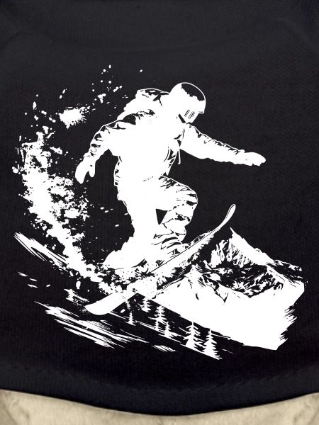 Snowboarder Drawing