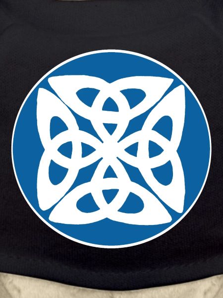 Blue Celtic symbol