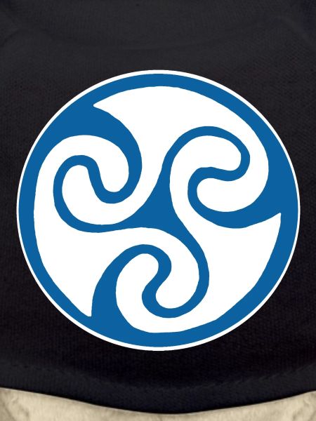 Blue Celtic symbol