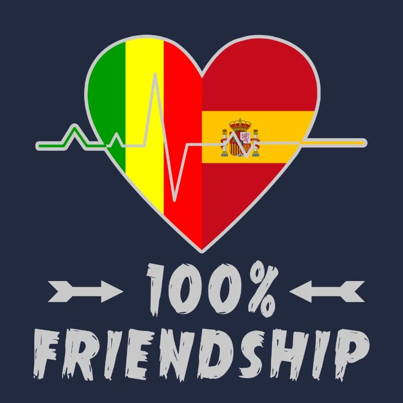 Mali and Spain 100% friendship